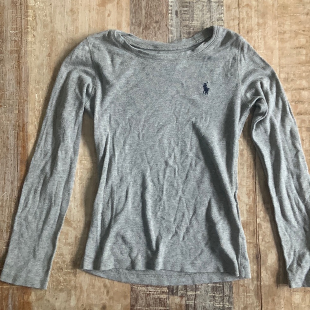 Girls Long Sleeve Ralph Lauren Shirt